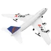 Original WLtoys A150 3CH RC avion Boeing B747 modèle à aile fixe EPP télécommande avion jouet XKA150-B747 240130