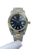 Armbanduhren: 41-mm-Kalenderuhr für Herren mit Diamantarmband. Ein Statement für Klasse und Stil