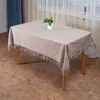 Table Cloth French Tablecloth With A Sense Of Atmosphere Cotton And Linen Rectangular Tea