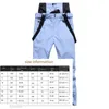 Oulylan Ski Pant High-waist Removable Men Women Adult Skiing Trousers Snowboard Wear Windproof Waterproof Warm Couple Snow Pants 240122