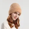 Berets Cool Inverno Quente Cordeiro Lã Cap Feminino Ao Ar Livre Malha Senhora Menina Sólida Harajuku Teddy Velvet Beanie Earflap Chapéus para Mulheres Homens