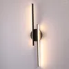 Wall Lamps Modern Simple LED Nordic Indoor Strip Light Bedroom Bedside Living Room Background El Decoration Lighting