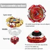 Gytobytle 12 Bey Spinning Top Launcher Battling Set Blade Burst Surge Metal Fusion mit Box für Jungen Kinder 240119