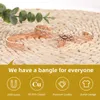 Bangle Copper Magnetic Bracelet For Women Magnets Bracelets 99.99% Solid Pure With 3500 Gauss Jewelry Adjustable Cuff