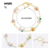 Strand Chicgrowth Gold Color Flower Butterfly Bracelet For Women Adjustable Chain Girls Jewelry Accessories Gift