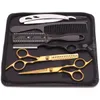 Hairdressing Scissors 6 Japan Stainless Hair Cutting Thinning Shears Barber Shop Haircut Set Styling Tool Drop 240126