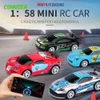 RC Racing Car Mini 1/58 Can Vehicle APP Télécommande voiture camions dérive électrique rc modèle Radio Contol Enfant Jouet garçons Cadeau 240127