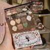 Kwiat Knows Chocolate 8 Kolor cień do powiek Paleta Shimmer Mat Chameleon Wciśnięty brokat długotrwały cień do powiek Maquillage 240124