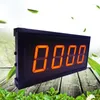 Wanduhren 3-Zoll-4-stelliges LED-Display Große digitale elektronische 9999-Tage-Countdown-Fernbedienung Einseitiger vollständig roter Akkord-Timer