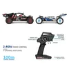 WLTOYS 124017 124019 V2 75KMH 2.4G RC CAR BRISHLESS 4WD電気高速オフロードドリフトリモートコントロールおもちゃ240119