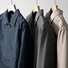 Mens Windproof WITREM Długość ciepła płaszcz w japońskim stylu prosta wodoodporna płaszcz męska Modna Moda Kurtki biznesowe 240118