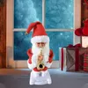 Décorations de Noël Cuteam Doll Toy Electric Hip Shaking Flanelle Danse Père Noël pour enfants A