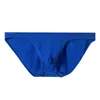 Mutande 5 pezzi U convesso cotone intimo uomo sexy slip sospensori comodo bikini da uomo lingerie gay divertente