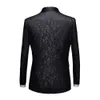 Cuatro estaciones Hombres Floral Blazer Traje Chaqueta Cena Fiesta Fiesta de graduación Boda Elegante Esmoquin Traje formal de solapa para hombre para boda 240201