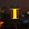 Portable Lanterns LED Camping Lantern Stepless Dimming Atmosphere Night Light Outdoor Tent Hanging Lamp 10000mAh Emergency Power Bank