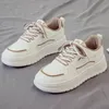 Designerplattform som kör sneakers Kvinnor Tennisskor Kvinna Walking Chunky White Casual Slip On Vulcanized Shoes 240124