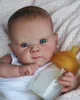 18 tum Bettie Born Baby Reborn Doll Life Touch Touch Cuddly Baby Multipla lager Målar 3D -hud med synliga vener 240131