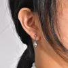 Hoepel oorbellen sierlijke roestvrijstalen waterdruppel voor vrouwen moeder verklaring Teardrop Dangle Earring sieraden feestcadeau aan haar
