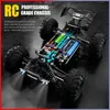 RC CAR OFF ROAD 4X4 Hög hastighet 75 km/h fjärrkontrollbil med LED -strålkastarborstlös 4WD 1/16 Monster Truck Toys for Boys Gift 240127