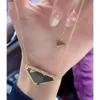 Necklaces Pendant Diamond Triangle Luxury Gold Silver Pendant Elegant Stainless