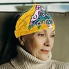 Bandanas Retro Ethnic Headband Decorative Hair Bandana Scarf Headscarf For Women Vintage Accessories Ties Fashion