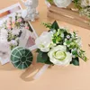 Porte-Bouquet de fleurs décoratives, Support d'arrangement floral en plastique mousse de maintien pour demoiselle d'honneur de mariée