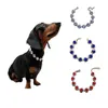 Cão vestuário pet bling brilhante colar ornamento luxo cristal strass colar produtos para acessórios de casamento