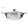 Double Boilers Commercial Non Stick Cooking Utensils Induction Cooktop Burners Pot With Divider