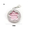 Dog Tag Pet Cat ID Tags Personalized Feet Bone Heart Shape Alloy Handwriting Phone Number Name Address Anti-lost