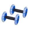 2st Hem Gym träning Fitness Abdominal Muscle Roller Wheel Trainer Equipment Power Resistance Bands Arm Training 240127