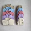 Autumn Baby Sports Sets Toddler Fleece Solid Hoodies Suit Infant Coat Outfit 2PCS 240125