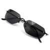Sunglasses Matrix Polarized Women Men 2024 Y2k Rectangular Style Anti Blue Light UV Driving Glasses Punk Rave Party Shades