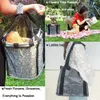 Cesta de bicicleta Bolsa de transporte para perros pequeños para mascotas 2 en 1 Tubo de manillar de bicicleta de montaña desmontable Bolsa plegable para colgar Cesta delantera para bicicleta Carga de 5 kg 240202