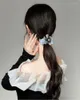 Fermagli per capelli Copricapo da sposa creativo Stile foresta Orecchini a cerchio da fata Set Accessori Filo di rame eccellente