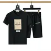 Spring Summer Mens Tracksuits Sets Jogger Sweatshirts Sports Sporting Suit Men Women Short Pants T-shirt Pullover Trousers Tracksuits Bottoms Man Joggers M-3XL