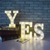 26 Alphabet LED Letter Lights Home Decoration Warm White Lamps Marquee Letters Sign for Wedding Birthday Party Battery Powered 240124