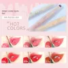 Flortte First Kiss Love Love Pencil Lip Balm Mirror Shine Lip Glaze Lip Stick Korean Makeup Lipgloss 240124