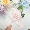 Decoratieve Bloemen 2 STKS Mannen Boutonniere Bruidegom Bruidsjonkers Banket Gast Kunstmatig Voor Huwelijksceremonie Verjaardag Formeel Diner Party Decor