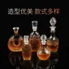 Novelty design multi styles barware wine glass bottle 250-1000ml lead-free glass whiskey decanters for Liquor Scotch Bourbon 240123