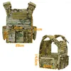 Hunting Jackets 1000D Nylon Tactical Vest Suit Laser Cutting Modular Quick Release With Triple Pouch