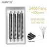 Fairytis 2400 fans Point Base Premade Lashes 5d 6d 8d 10d 12d 14d 16d Faux Mink Russian Volume Eyelash Supplies 240130