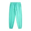 Nya män 345GSM Fleece Sweatpant unisex Solid Color Loose Retro Hip Hop Winter Pants Tracksuit Brandwear