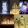 Strings 2m 20 LED Koperdraad Fairy Fairy Lamp String Lights Lights Lights Christmas Wedding Home Party Decoratie aangedreven door CR2032 Batterij