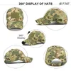 Casquettes de balle Casquette brodée réglable 511 Baseball Bord incurvé Soldat Polyvalent Parasol Camouflage Militaire