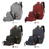 3pcs Backpack Set Women Men Laptop Backpack Shoulder Bag Small Pocket for Travel School Business Work College Fits Up to 145in 240119