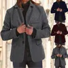 Giubbotti da donna invernali per donna 2024 fondo cappotto bavero colletto manica lunga giacca di pelle imbottita vintage addensare abbigliamento donna