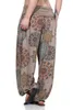 Pantalones de mujer 2024 Verano Casual Harem Moda Suelto Baggy Pantalones Mujer Boho Impreso Damas Hippy