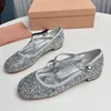 Chaussures de printemps à paillettes Mary Jane pour femmes, chaussures à talons carrés avec sangle à boucle, chaussures de fête de mariage, chaussures Lovley de mariée