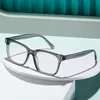 Gafas cuadradas TR90 con bloqueo de luz azul para hombre, gafas de protección contra la radiación, gafas transparentes de moda para mujer 240119