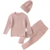 Zestawy swetra 3PCS Zestawy ubrania dla dzieci dla dzieci chłopcy dziewczyn